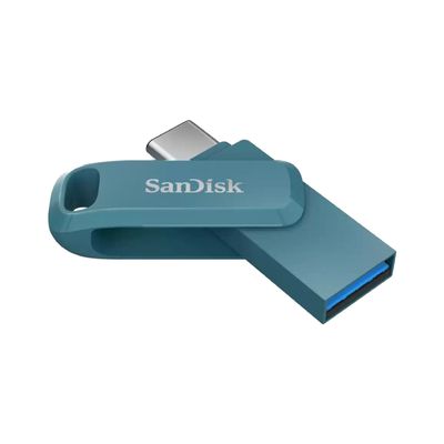 SANDISK Ultra Dual Drive Go USB Type-C Flash Drive (128GB, Navagio Bay Blue) SDDDC3-128G-G46NBB